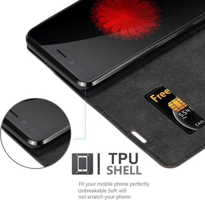 Produktbild Cadorabo Book Invisible Magnet Cover (ZTE Nubia Z11 Mini S)