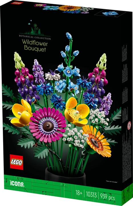 Image du produit LEGO Bouquet de fleurs sauvages (10313, LEGO Icons, LEGO Botanical)