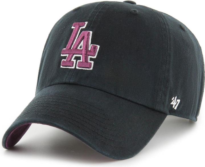 47 Brand Ballpark Cap - CLEAN UP Los Angeles Dodgers schwarz
