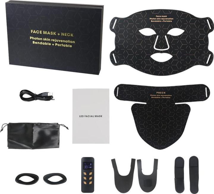 Actual product image Redwave Silica 4 LED Mask face and neck