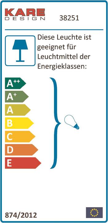 Label énergétique Kare Design Station de travail (E27)