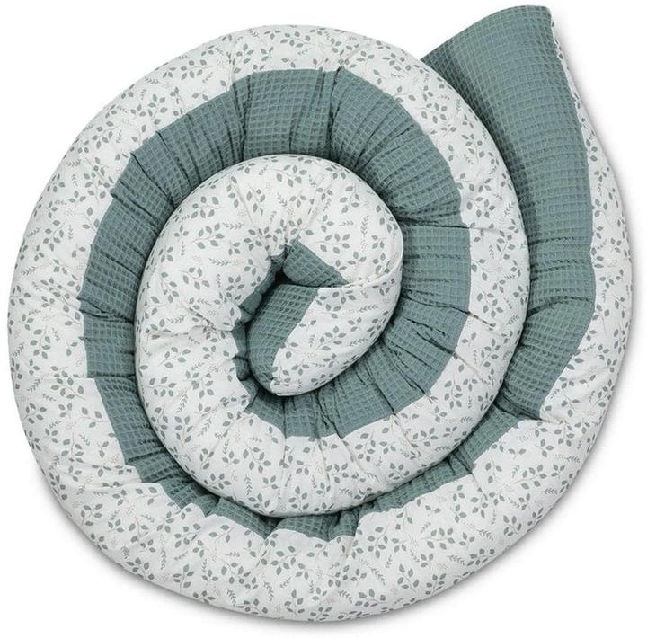 Ullenboom Nestschlange Waffel Floral Grün 300 cm