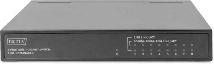 Produktbild Digitus 8-Port Multi-Gigabit Switch Unmanaged (8 Ports)