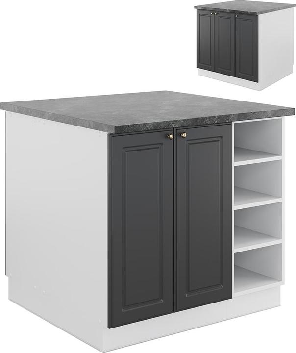 Anthracite-or, Blanc