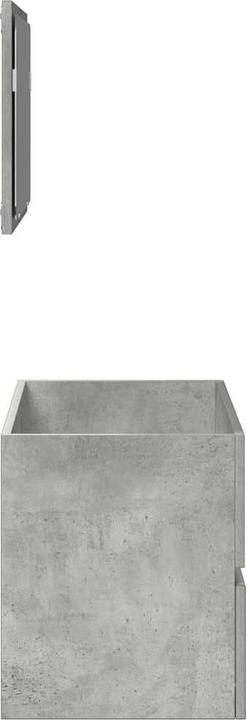 Image du produit VidaXL Armoire de salle de bain avec miroir Bois composite gris béton