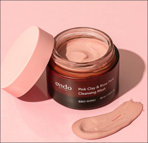 Produktbild Ondo pink clay & rose pore cleansing mask bbo-song (50 ml)