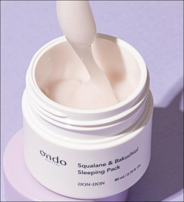 Actual product image Ondo squalane & bakuchiol sleeping pack jjon-jjon (80 ml)