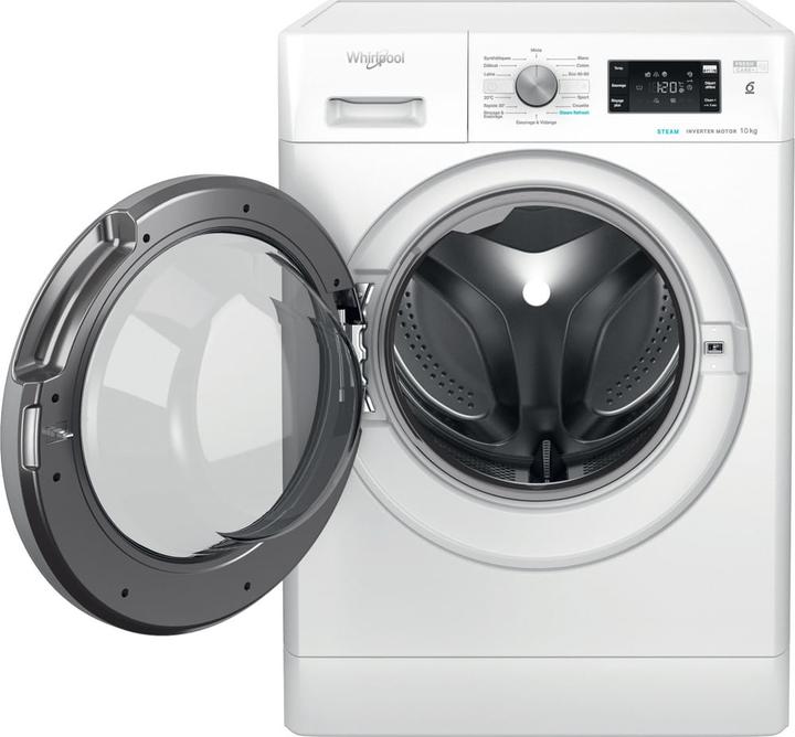 Image du produit Whirlpool Lave-linge posable - FFBR 10489 BSV FR (10 kg, Gauche)