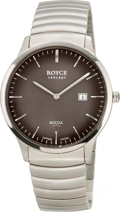 Boccia 3645-04 Royce Herrenuhr Titanium 40mm 3ATM (Analoguhr, 40 mm)