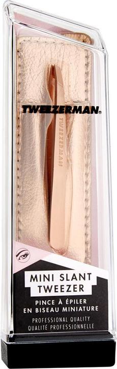 Actual product image Tweezerman Mini Slant Tweezer & Case