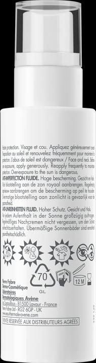 Actual product image Avène Anti-impurity fluid (Sun cream face, SPF 50, 40 ml)