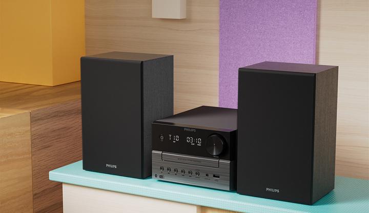 Image du produit Philips TAM3505 Micro System, black (Lecteur de CD, Bluetooth, 1x 20 W)