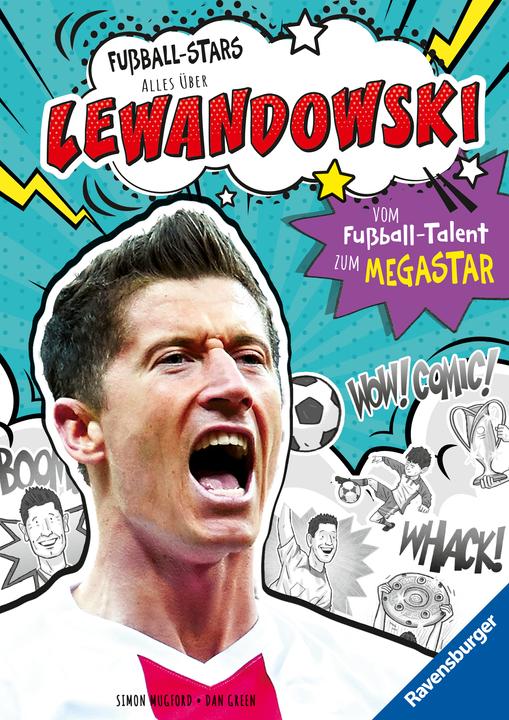 Actual product image Ravensburger Fussball-Stars - Alles über Lewandowski (German, Simon Mugford, Ulrich Thiele, Dan Green, 2024)
