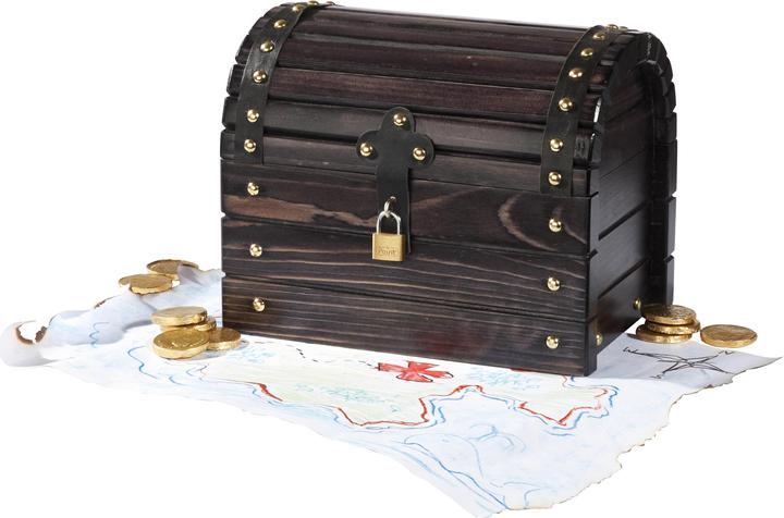 Pinolino Forziere del tesoro 'piratesco' solido: smaltato