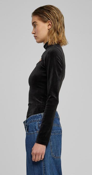 Image du produit Urban Classics Ladies Velvet Cut-Out Turtleneck Body (M)