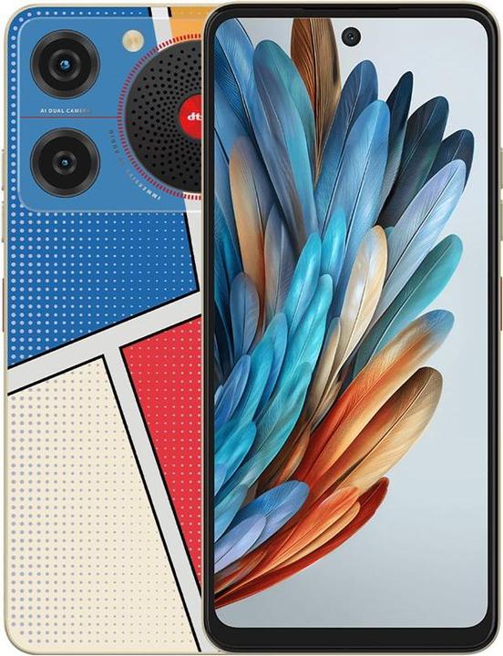 Produktbild Nubia Mobile Phone Music / 4GB / 128GB / (128 GB, Pop Art, 6.60", Dual SIM, 50 Mpx, 4G)