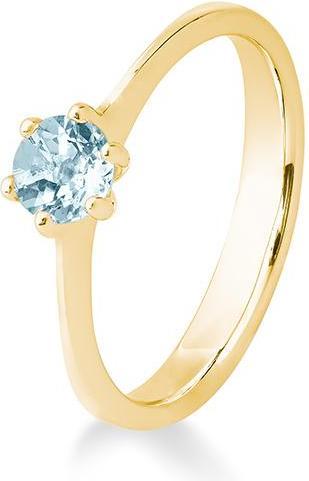 Breuning RING - E.AQUA (48, 585/14 K Gold)
