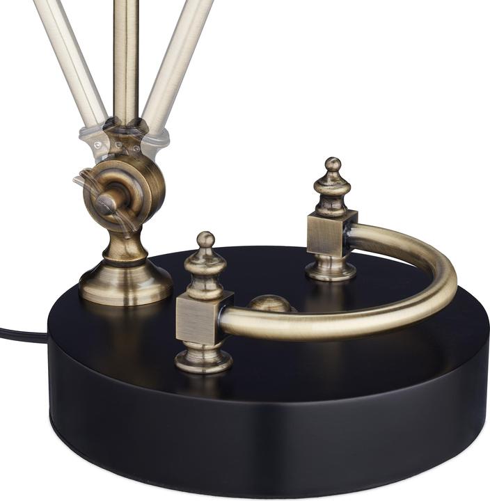 Actual product image Relaxdays Banker lamp (E27)