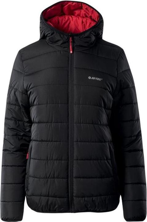 Produktbild Hi-TEXT Damen Hi-Tec Halden 2-in-1 Wende-Trekkingjacke Schwarz-Rot Grösse XL (XL)