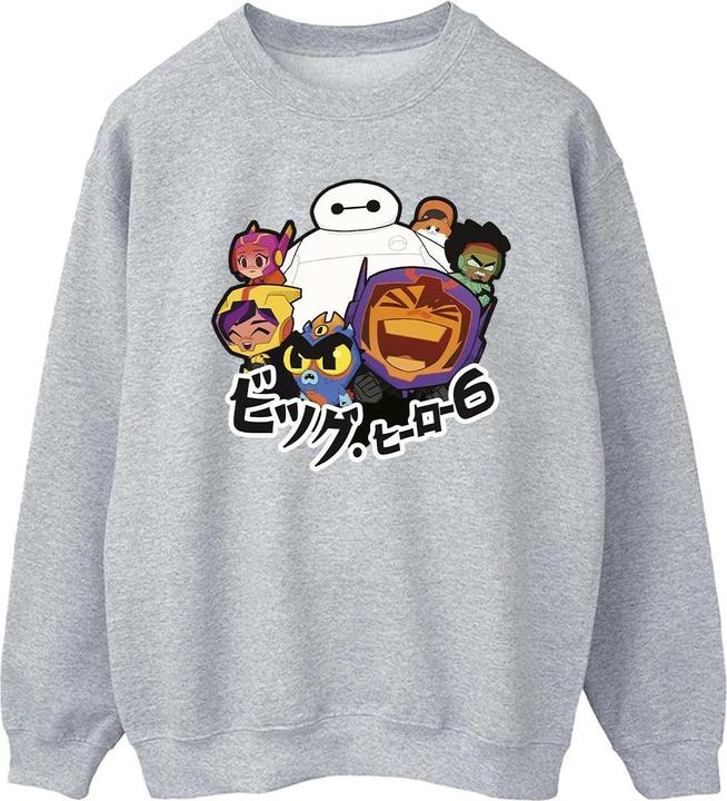 Produktbild Disney Big Hero 6 Baymax Group Manga Sweatshirt (L)