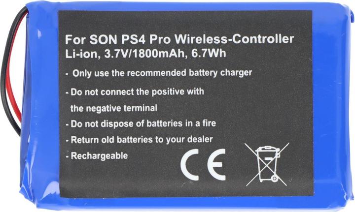 Actual product image AccuCell Battery Sony PS4 Pro wireless controller (PS4)