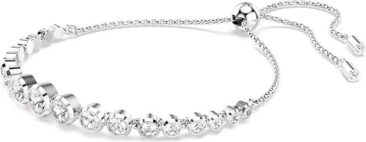 Actual product image Swarovski Imber Tennis Armband Gemischte Rundschliffe Weiss (24 cm, Swarovski Metal)