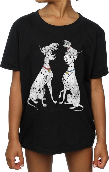Immagine prodotto 101 Dalmatians Pongo And Perdita Maglietta Ragazze (140, 146)