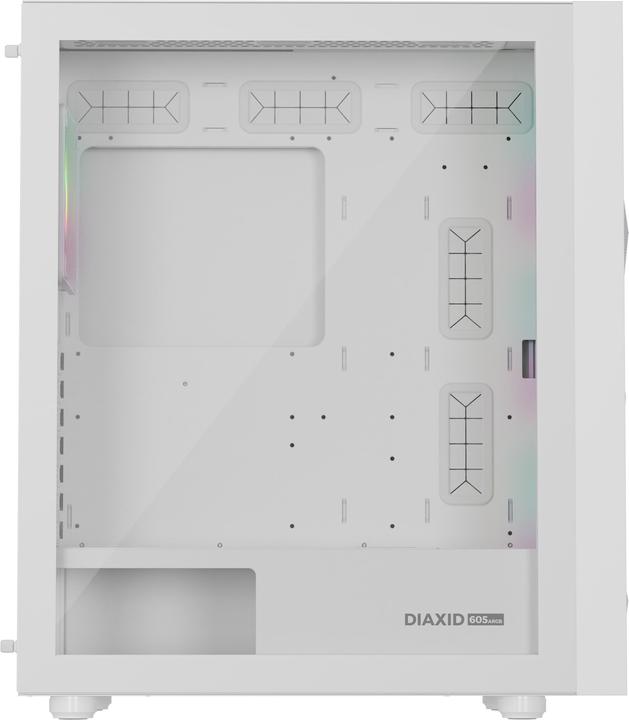 Actual product image Genesis Obudowa Diaxid 605 ARGB biała (NPC-2173) (mATX, ATX, Mini-ATX)