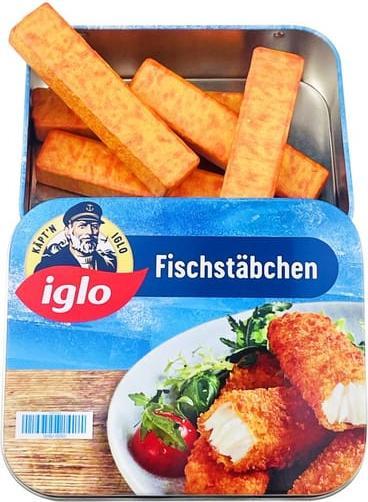 Productafbeelding Tanner Iglo vissticks hout in metalen blik