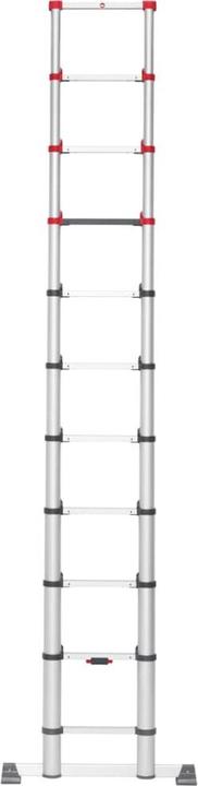 Actual product image Hailo FlexLine, aluminium safety telescopic ladder, 11 rungs (Single ladder, 99 cm)
