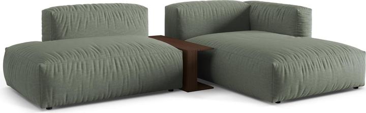 Actual product image Micadoni Modular Right Corner Sofa, "Martina", 2 Seats, 292x176x75 Made in Europe (Corner sofa, Modular sofa)