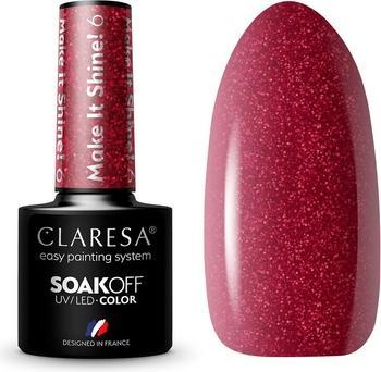 Claresa Make It Shine UV-Nagellack 5ml (Rot, Farblack)