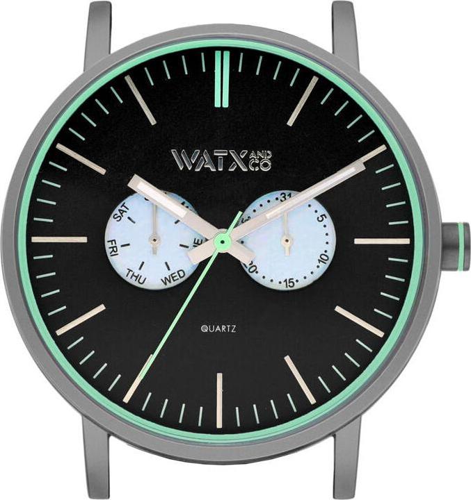 Watx & Colors Unisex-Uhr WXCA2738 Grau (Ø 44 mm) (44 mm)