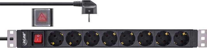 Image du produit InLine Panneau de prises 19 (8 x, CEE 7/3, 2 m)
