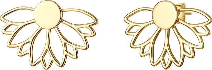 Glanzstücke München Damen Lotusblume Sterling Silber gelbgold - 24189 (Sterling Silber)
