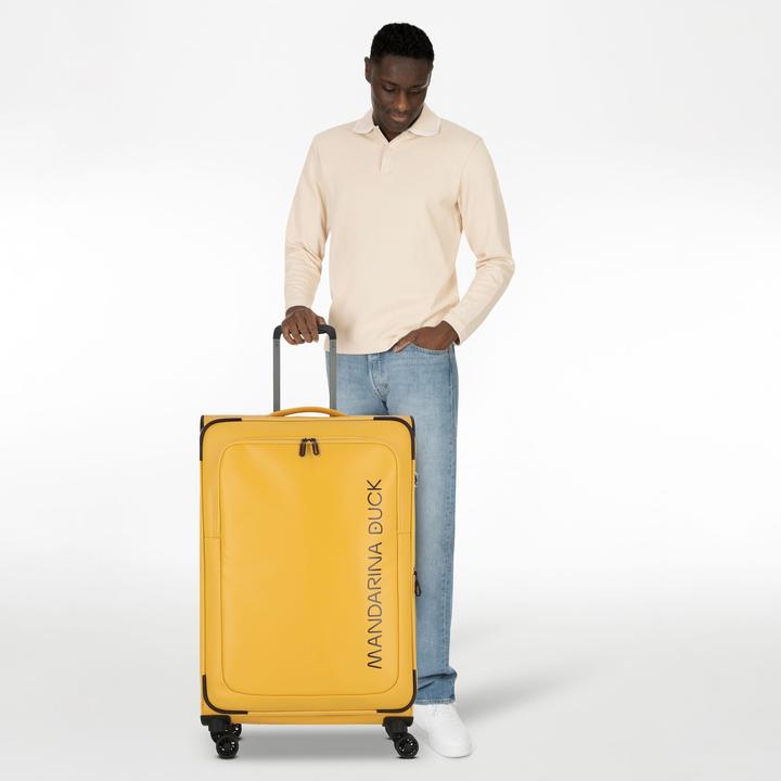 Actual product image Mandarina Duck Eco Coated 4 Rollen Trolley L 78 cm mit Dehnfalte (103.50 l, XL (from 140l))