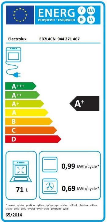 Energie-Label Electrolux EB7L4CN