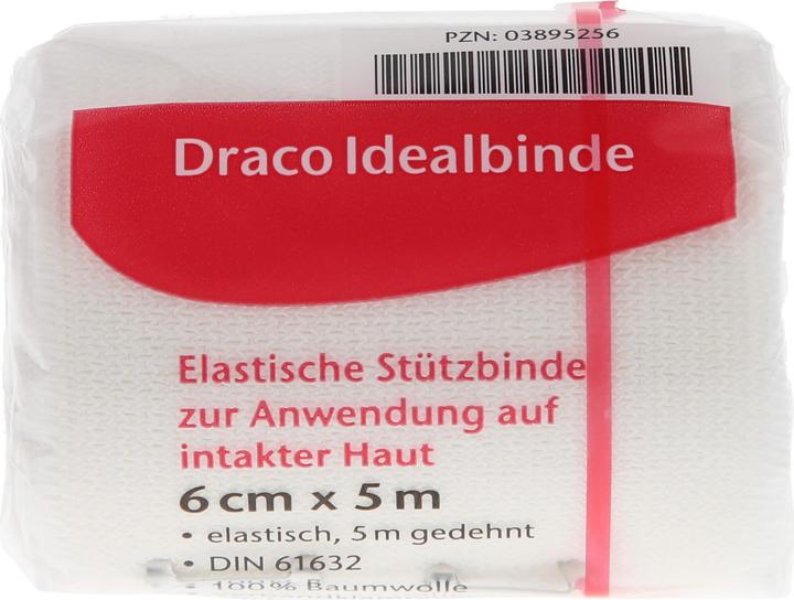 Produktbild Dracco Draco Idealbinde elastisch schlingkantig 6 cm x 5 m, 1 St. Binde