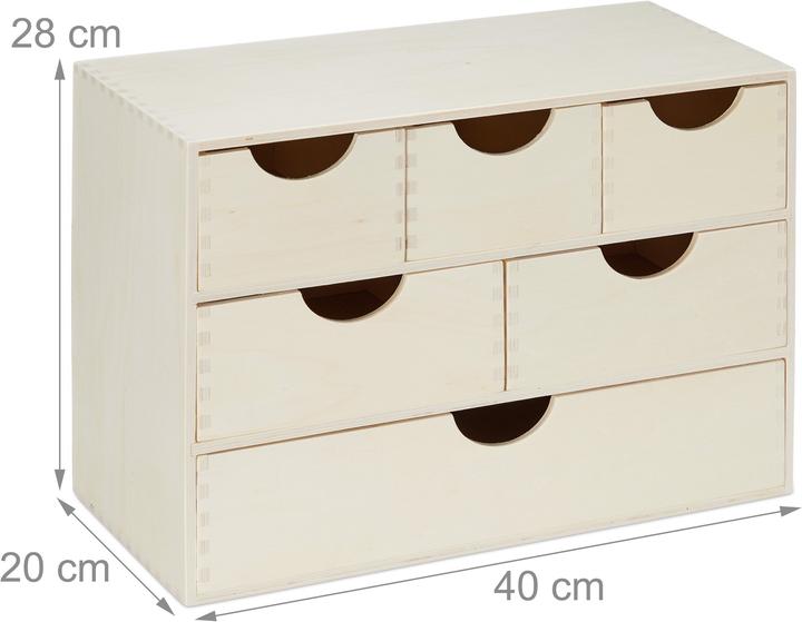 Produktbild Relaxdays Schubladenbox