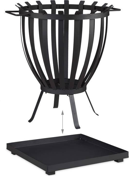 Produktbild Relaxdays Feuerkorb (56 cm)