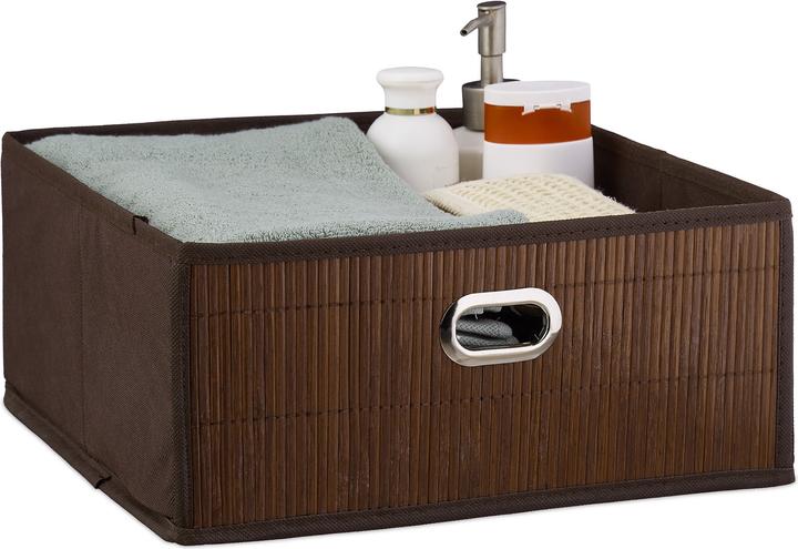 Produktbild Relaxdays Aufbewahrungskorb (1 x, 31 x 31 x 14 cm)