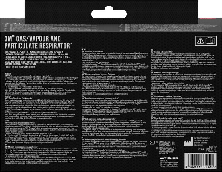 Immagine prodotto 3M Maschera spray per verniciatura 4255+ (A2P3, 1 x)