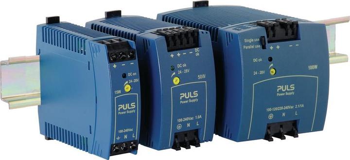 Image du produit PULS Alimentation pour rail DIN, 90%, 24V, 4.2A, 100W, Réglable