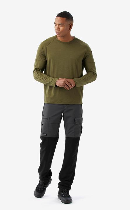 Actual product image Forclaz Langarmshirt Herren - Merino Resist grün (M)
