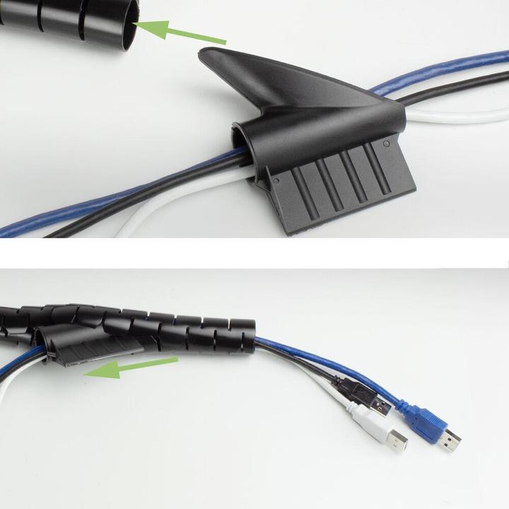 Immagine prodotto Strumento di guida per avvolgere il cavo a spirale 20 mm (Tubo a spirale per cavi)