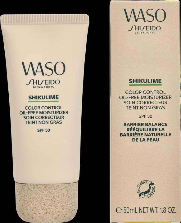 Productafbeelding Shiseido Waso - Shikulime Color Control Oil-Free Moisturizer (50 ml, Dagcrème, SPF 30)