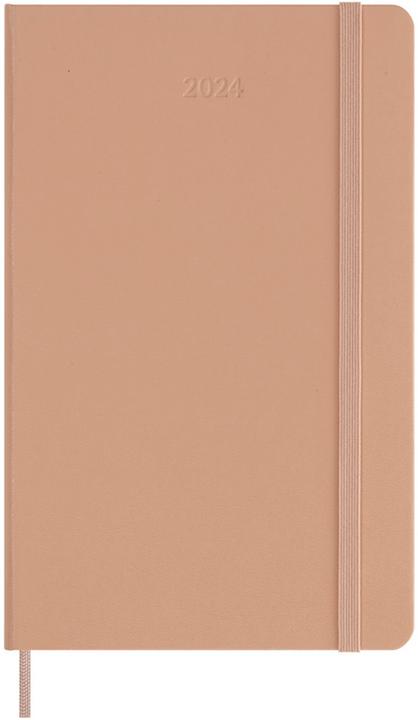 Produktbild Moleskine 12 Monate Wochen Notizkalender 2024, Large/A5, Sandbraun (A5, Harter Einband, Englisch)