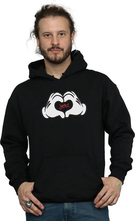Immagine prodotto Disney Mickey Mouse Loves You Felpa con Cappuccio Uomo (4XL)