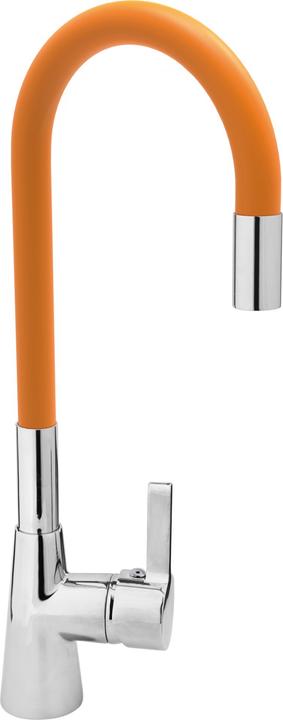 Produktbild Fala Spültisch Einhebel Küchenarmatur flexibel in orange Wasserhahn