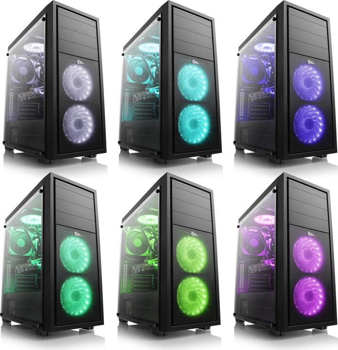 Produktbild CSL Gaming PC M11270H, QWERTZ Layout (DE) (AMD Ryzen 7 5700G, 16 GB, 1000 GB, AMD Radeon Graphics)